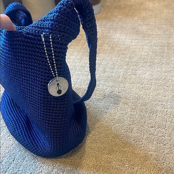 The Sak Navy Blue Crochet Shoulder Bag - Picture 6 of 6